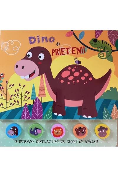 Editura Flamingo GD Dino si prietenii. Carte cu sunete
