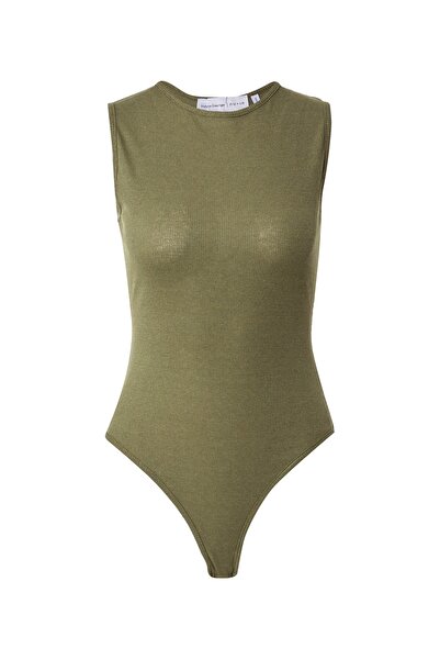 NU-IN Open Back Ribbed Bodysuit - Women