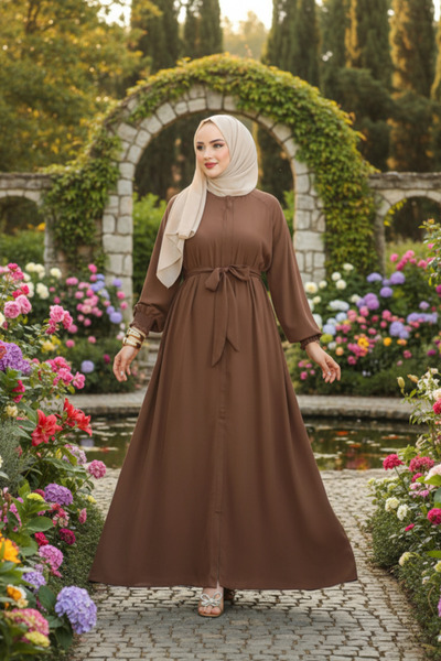 ISTANBUL STYLES Elegance, Flared, Belted, Zippered, Ferace, New Season