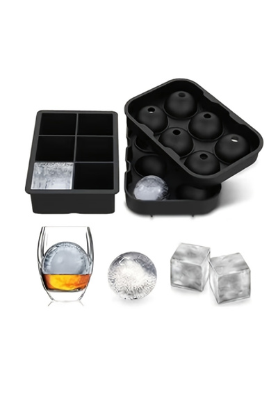 EHOME قالب مكعبات ثلج من السيليكون قابل لإعادة الاستخدام بدون غطاء، مكون من 6...