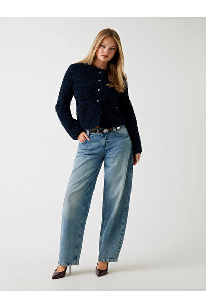 Guess Ivana Kadın Mavi Kürk W5BL69W3860-G77G