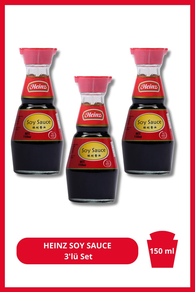 Heinz SOY SAUCE 150ml 3'lü Set