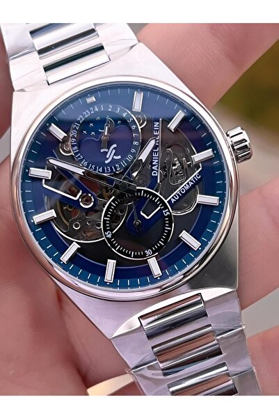 Daniel Klein Automatic and Manual Winding Moonlight and Sun Dial 3 Atm Men's Wristwatch Fdk.14269.K5