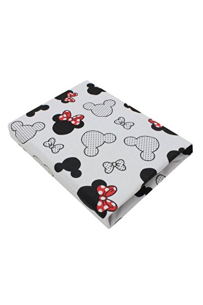 PRICHINDEL fitted sheet for stackable cot, red bows, cotton