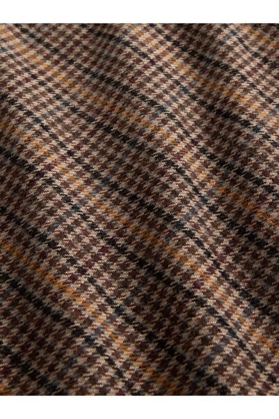 GAP Erkek Kahverengi Organik Pamuk Relaxed Flannel Gömlek