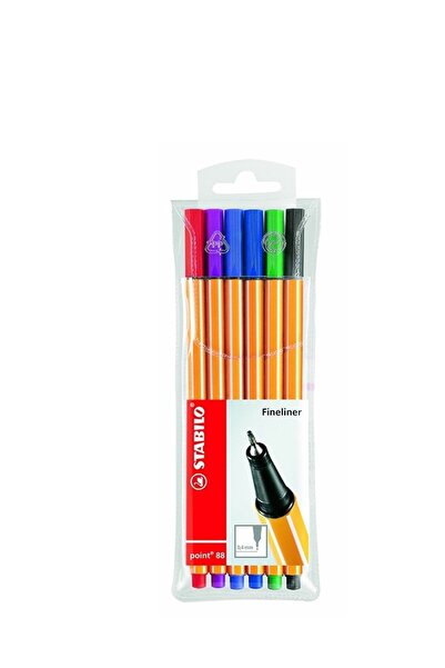 Stabilo Liner Point 88 0.4 mm 6 pieces/set