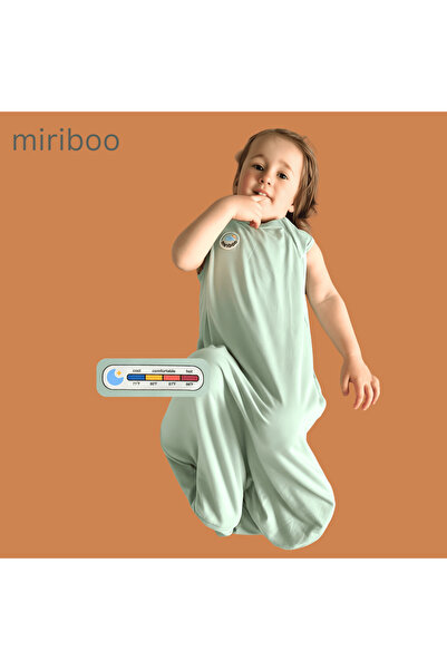 Miriboo Sleeping Bag for Babies and Children, Winter, 1.5 TOG, BAMBOO, Temperature Indicator