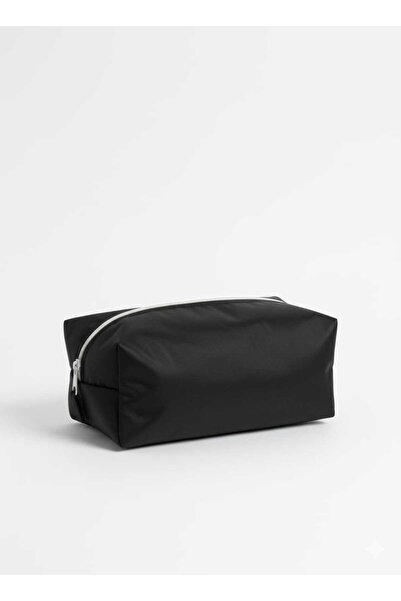 VİSKOYAT حقيبة سفر ومكياج سوداء مقاومة للماء بقفل سحاب ومقصورة واحدة للرجال و...