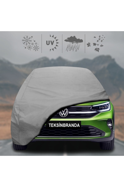 ULTRASHOP Volkswagen Taigo Oto Branda Su Geçirmez Miflonlu Araba Brandası Klipsli Araba Çadırı