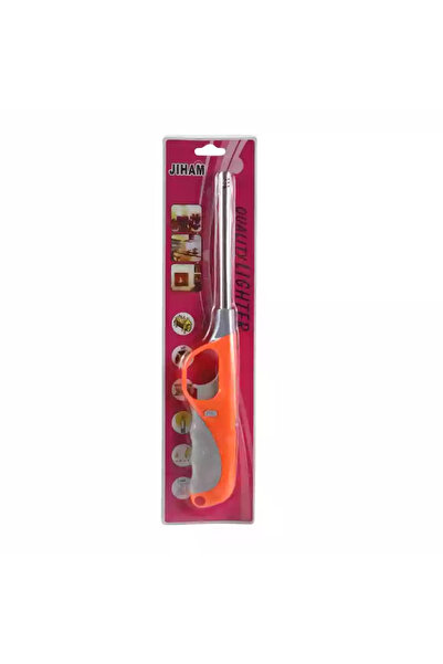 Kovar ولاعة غاز قابلة لإعادة التعبئة بالبيوتان للمطبخ والتخييم والشواء - برتقالي