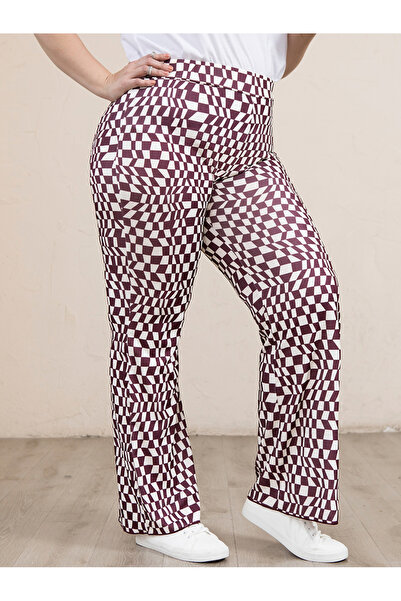 FridayIn Casual Printing Plus Size Bottoms