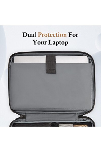 Generic bagasin Laptop Sleeve Case 15-16 inch - Water Resistant, 4-Layer Protection, TSA Friendly