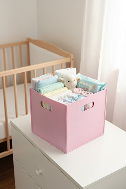 YUNUSOĞLU HOME Multi-Purpose Use Felt Organizer Closet Organizer Storage Box