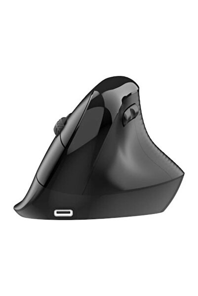 AdyMel Wireless Vertical Ergonomic Mouse - 2.4GHz + BT 5.0, 4000 DPI, 500 mAh, USB-C Fast Charge (Bl
