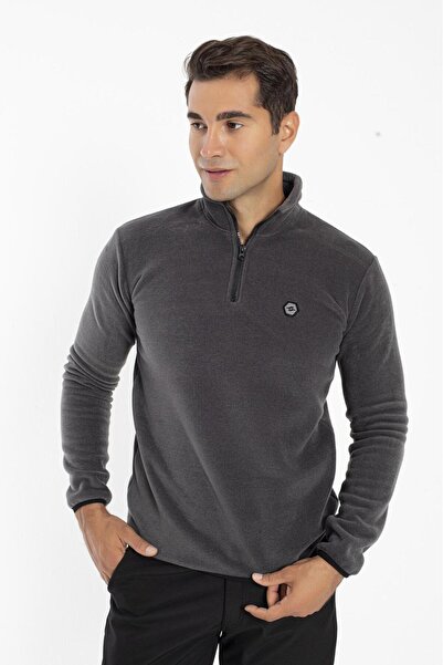 Crozwise YARIM FERMUARLI ERKEK POLAR SWEATSHIRT