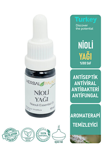 Herbal Palace Nioli Oil Essential 10 ml & 100% Pure and Natural (Niaouli Oil)