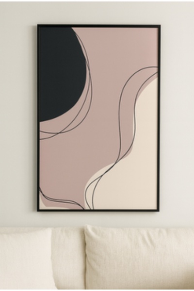 bity thok Wall painting “Soft Abstraction” (90×60 cm)