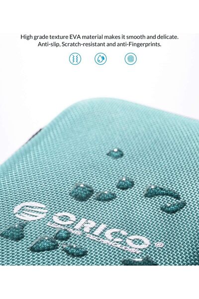 Orico Hard Drive Case - Protective Carrying Shell for 2.5in Drives, Pack of 5