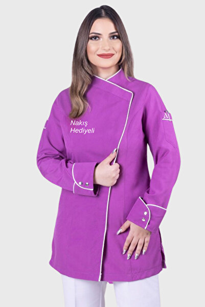 Üniformanya Îmbrăcăminte modernă pentru bucătar cu cadou cu nume Jachetă pent...