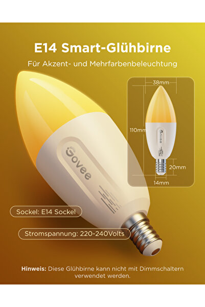 Govee Smart Bulb E14