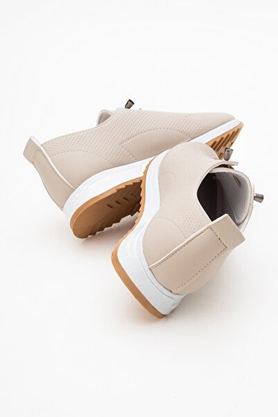 KAOF SHOES Women's Skin-Colored Ballet Flats Elastic Laced Orthopedic Daily Shoes Classic Sports Shoes Casual