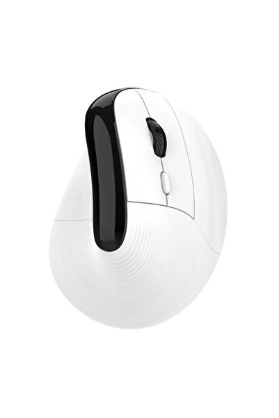 AdyMel Wireless Vertical Ergonomic Mouse — 2.4GHz + BT5.0, up to 4000 DPI, 500mAh, White