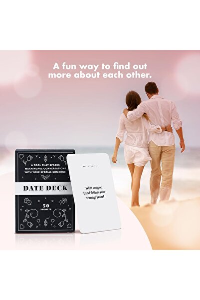 Generic Date Deck by Best Self Co - Conversation Prompts (50 Cards)