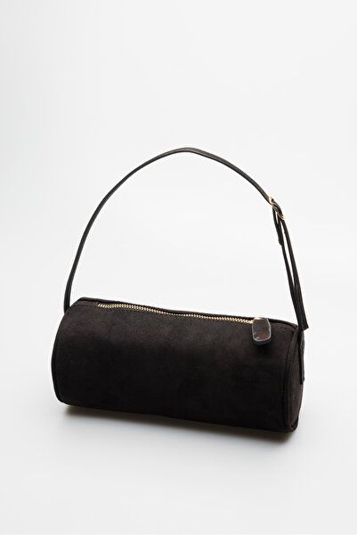 KISCHE Cylinder Suede Hand and Shoulder Bag Women