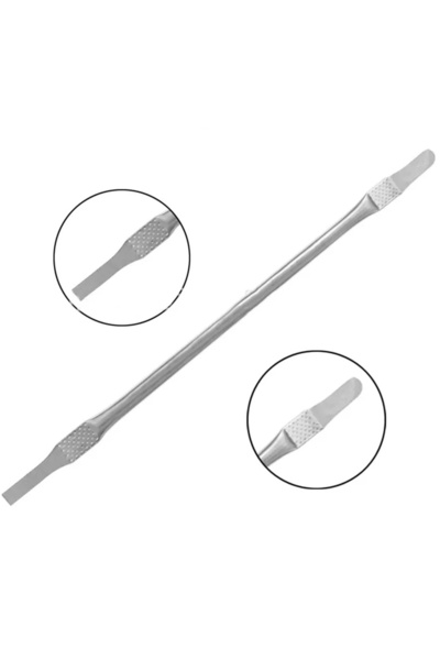 zola Set of 8 modelling spatulas, special for applying, length 17 cm, silver