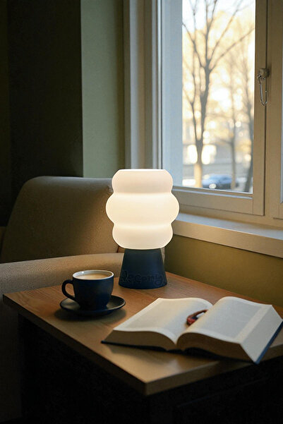 decory Pinterest Style Cozy Lampshade Table Lamp, Stylish Simple Table Lamp (Bioplastic) E27