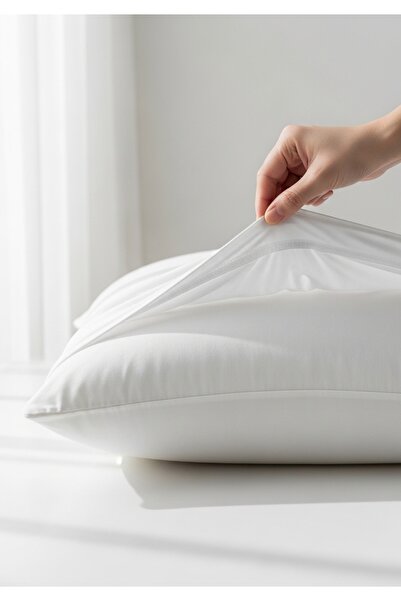 YUNUSOĞLU HOME Liquid Proof Microfiber Pillow Protector - Waterproof Pillow Protector 50X70 cm