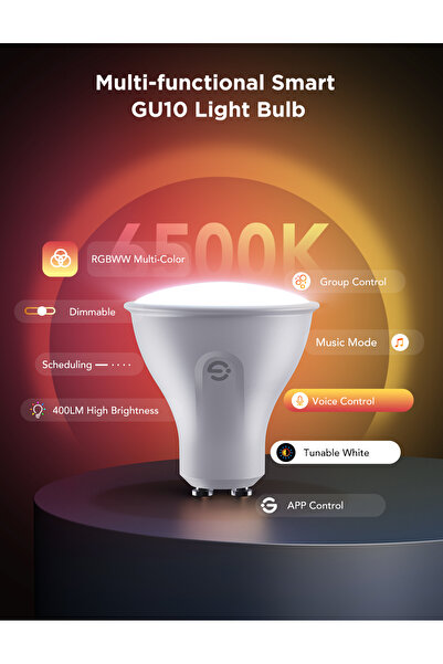 Govee RGBWW Smart LED Bulb GU10