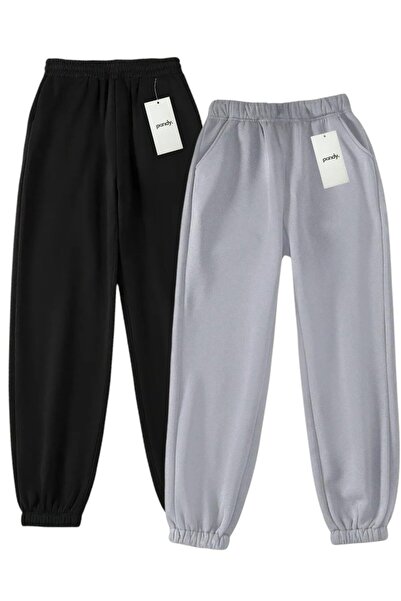 pandy Φούτερ Unisex επένδυση fleece με ελαστικό πόδι, 2-σκληρό ελαστικό, 2-κλωνο