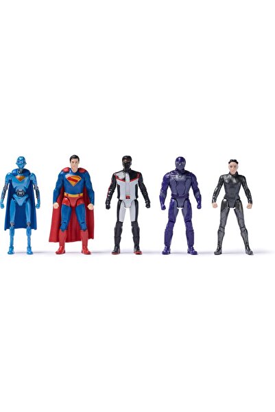 DC COMICS Superman Movie 5-Pack Action Figures, 7.6 cm, Multicolor (Ages 4+)