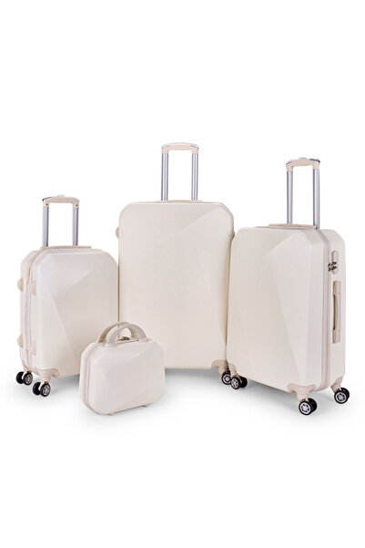 LİMRA A travel bag set consisting of 4 luggage bags of various sizes, made of strong and lightweight materials.