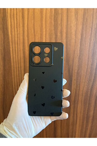 Newon Xiaomi Redmi Note 13 Pro 4g Heart Printed Silicone Phone Case Cover