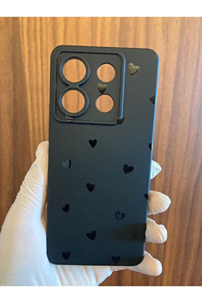 Newon Xiaomi Redmi Note 13 Pro 4g Heart Printed Silicone Phone Case Cover