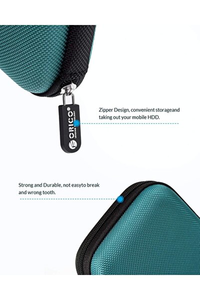 Orico Hard Drive Case - Protective Carrying Shell for 2.5in Drives, Pack of 5
