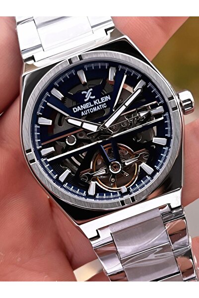 Daniel Klein Automatic Moonlight and Sun Dial Wristwatch with Bracelet Gift 3 Atm Men's Wristwatch Fdk.14268.K4