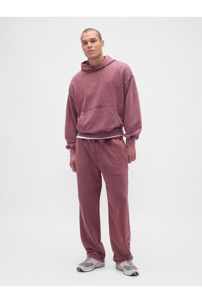 GAP Erkek Açık Kırmızı Heavyweight Relaxed Eşofman Altı