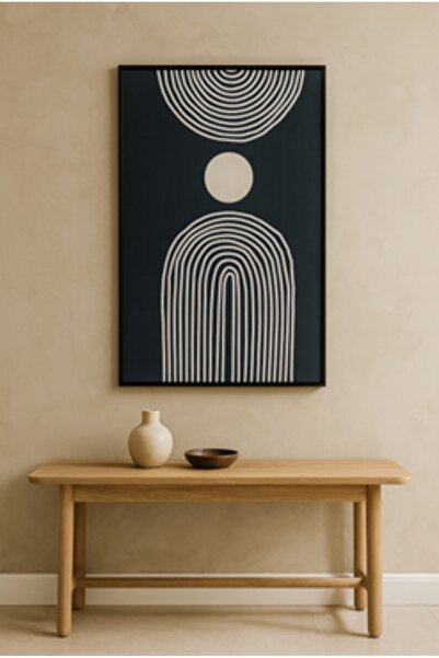 bity thok “Geometric Circles” Wall Art (90×60 cm)