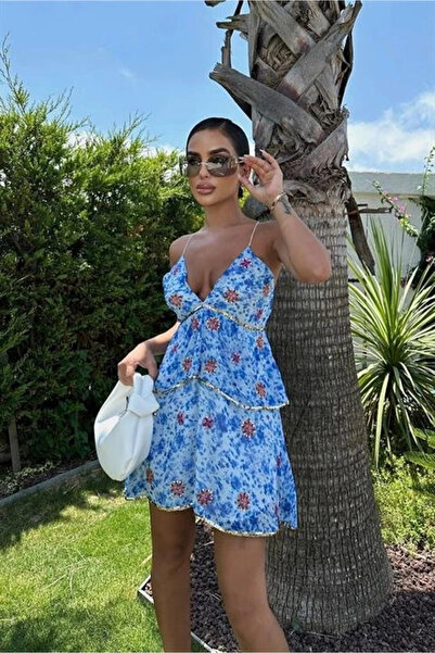 GENCULUS Cheryl Gold Sequin Detailed Dress 247508