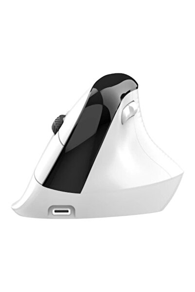 AdyMel Wireless Vertical Ergonomic Mouse — 2.4GHz + BT5.0, up to 4000 DPI, 500mAh, White