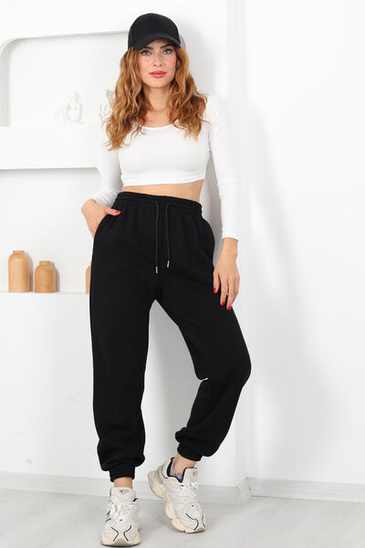 IŞILDA FASHION Γυναικείο Φούτερ με ράστερ με τρεις κλωστές