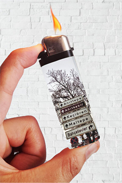 SARANG Çakmak - Anıtkabir Tabela Ankara Kaplamalı Klasik Çakmak