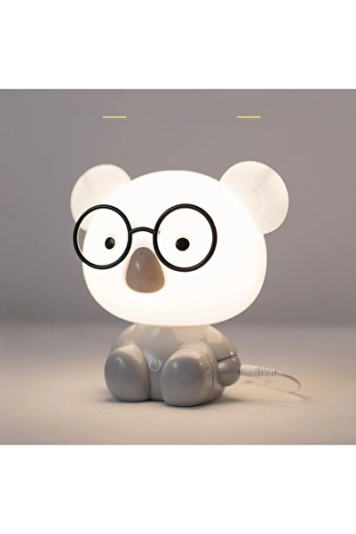 illusions Gift Koala Model 3 Kademe Led Işık Çocuk Masa Gece Lambası-3d