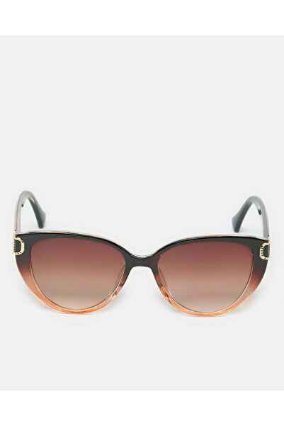 REDTAG Women Brown Cat Eye Sunglasses