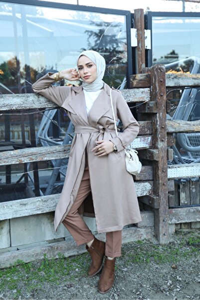 BURİSLA Soft Trench Coat