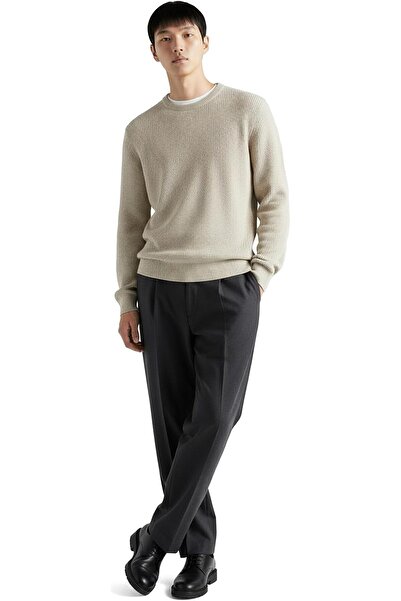 ANTHONY JACKSON Premium Cotton Ribbed Knit Sweater Giordani