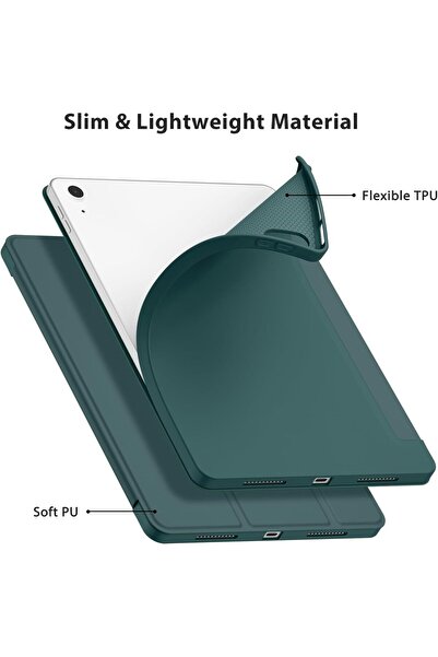 HYX Hard Back Case for iPad 11th (A16) / 10th Gen - 11" / 10.9", Dark Green